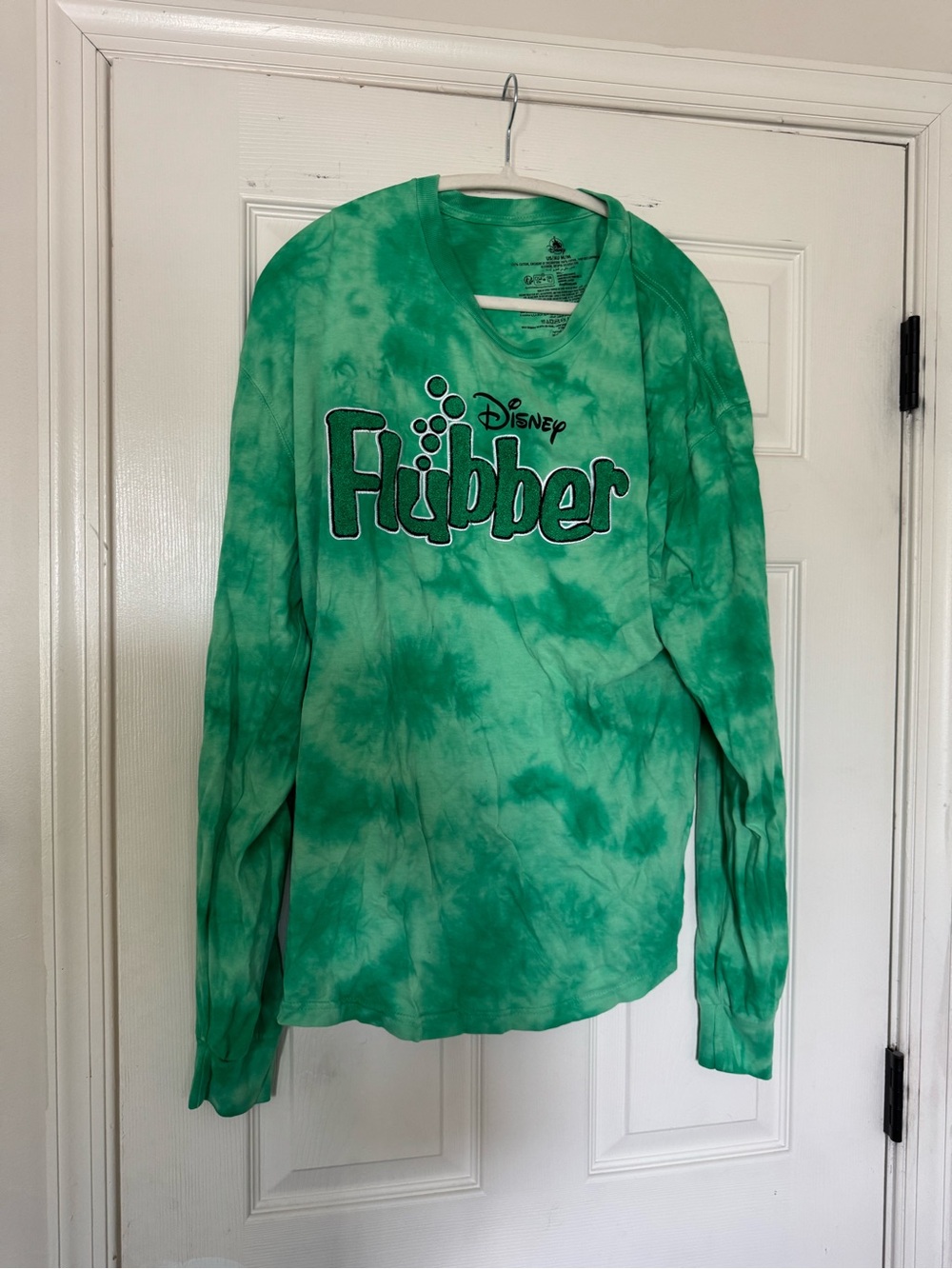 Disney 25th anniversary Flubber Tie-Dye Green Long-Sleeve Shirt
